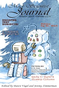 Cover art for Mad Scientist Journal: Winter 2019