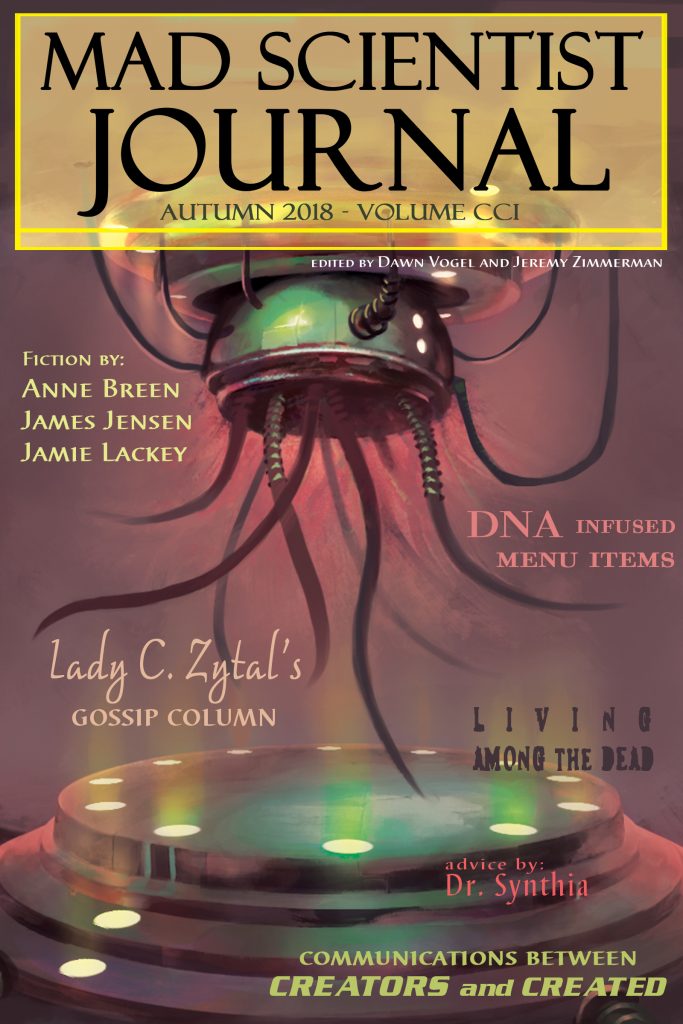 Cover art for Mad Scientist Journal: Autumn 2018